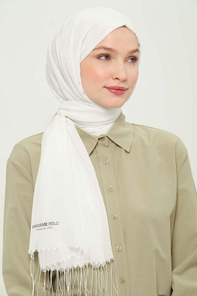 شال سفید زنانه Madame Polo - کد 924183683
