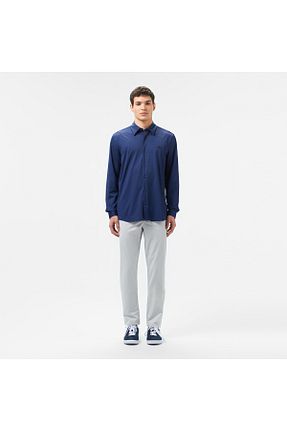 شلوار طوسی مردانه پنبه ای Lacoste - کد 924211408