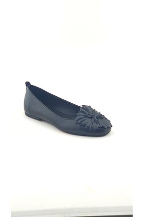 بابت مشکی زنانه چرم خالص VİNİCCİ AYAKKABI - کد 924200527