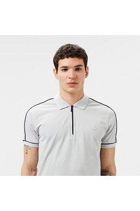پولوشرت طوسی مردانه پنبه ای Lacoste - کد 924197186