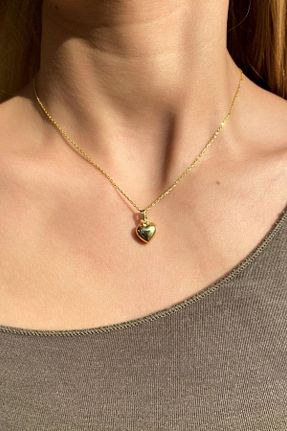 گردنبند نقره طلائی زنانه 925 عیار Spossy Silver Jewelry - کد 881670828