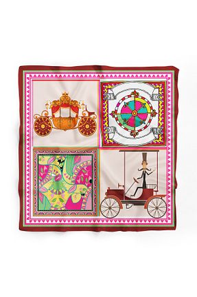 دستمال گردن رنگی زنانه پلی استر DSCARF - کد 925754746