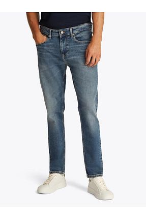 شلوار جین سرمه ای مردانه پاچه تنگ Tommy Hilfiger - کد 924209823