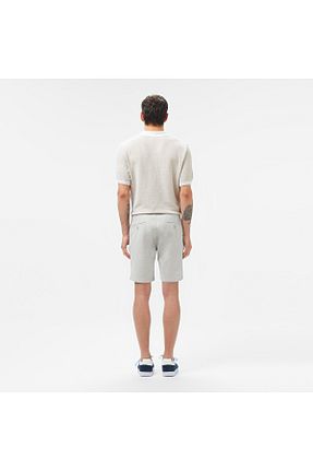 شلوارک و برمودا طوسی مردانه رگولار Lacoste - کد 924197244