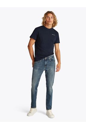 شلوار جین سرمه ای مردانه پاچه تنگ Tommy Hilfiger - کد 924209823