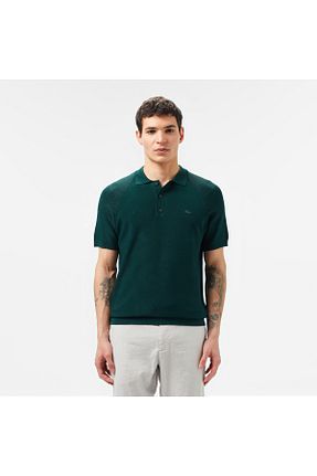 پلیور سبز مردانه ساده Lacoste - کد 924209410