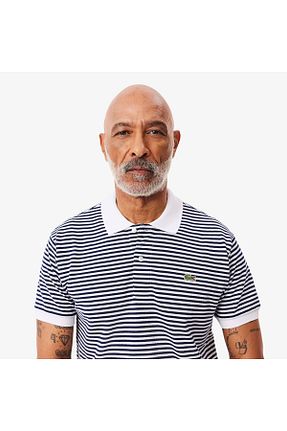 پولوشرت سفید مردانه %100 پنبه Lacoste - کد 924198976
