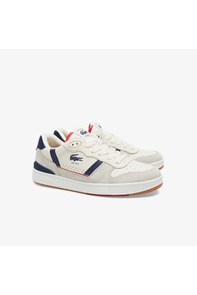 کفش اسنیکر بژ مردانه بند دار Lacoste - کد 924208893