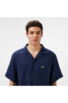 پیراهن سرمه ای مردانه Relaxed Lacoste - کد 924209386