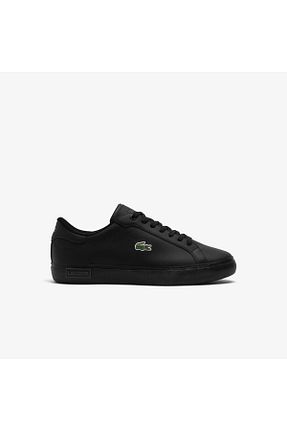 کفش اسنیکر مشکی مردانه بند دار Lacoste - کد 924209612
