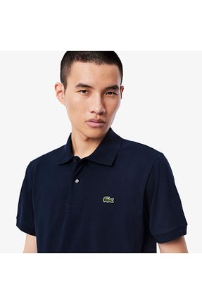 پولوشرت سرمه ای مردانه پنبه ای Lacoste - کد 924197210