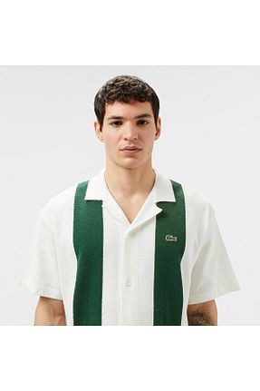 پلیور سفید مردانه ساده Lacoste - کد 924647900