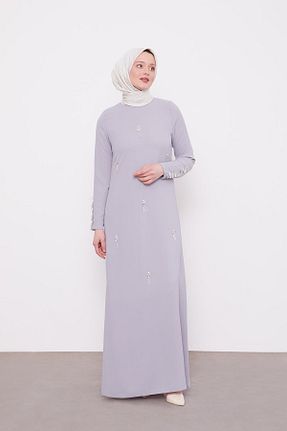 لباس حجاب طوسی 3/4 Boy Levidor - کد 924219276