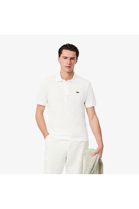 پولوشرت سفید مردانه پنبه ای Lacoste - کد 924197255