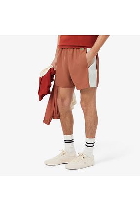 شلوارک و برمودا نارنجی مردانه رگولار Lacoste - کد 942209395