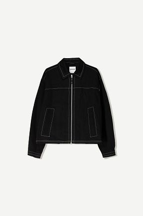 کت مشکی مردانه Relaxed Bershka - کد 924221470