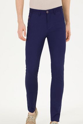 شلوار سرمه ای مردانه کتان U.S. Polo Assn. - کد 742906509