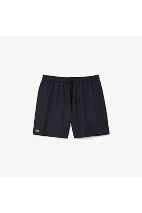 شلوارک ساحلی مشکی مردانه بافتنی Lacoste - کد 925293885