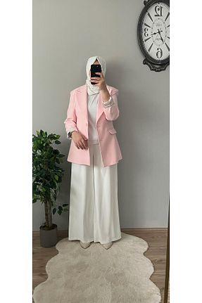 شلوار پارچه ای سفید زنانه فاق نرمال Soul - کد 924252782