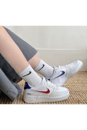 کفش اسنیکر سفید زنانه بند دار Nike - کد 924670301