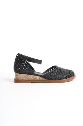 صندل مشکی زنانه پاشنه پر Elile Shoes - کد 924254499