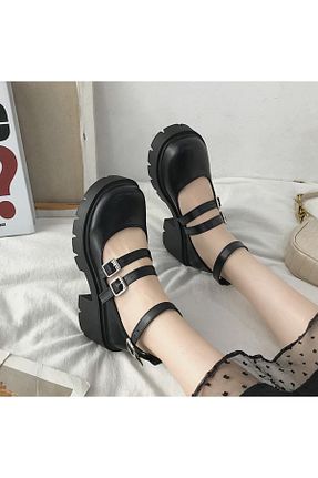 کفش آکسفورد مشکی زنانه چرم مصنوعی EDVESS - کد 924254365