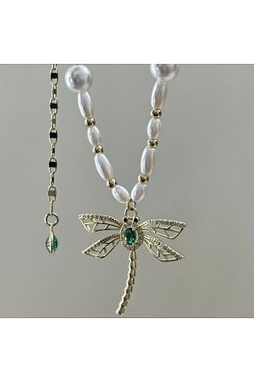 گردنبند استیل ( فولاد ) زرد زنانه استیل (فولاد) Opia JEWELRY - کد 924254726