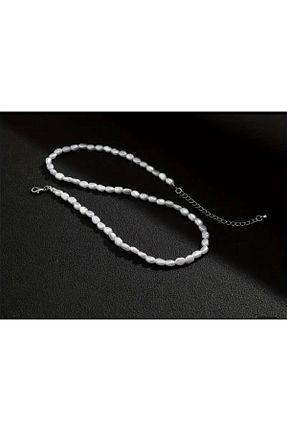 گردنبند مروارید سفید مروارید فرهنگی TEMU - کد 924254896