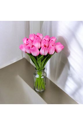 گل خشک و مصنوعی صورتی OznCicekTasarim - کد 924264233