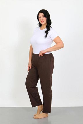 پائین تنه راحتی قهوه ای زنانه %100 پنبه modaserdem - کد 904155546