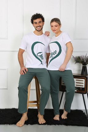 ست لباس راحتی سفید مردانه چاپی modaserdem - کد 902968639