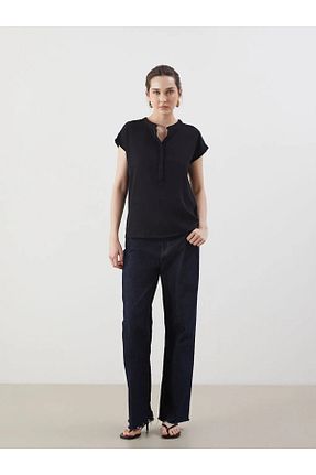 بلوز سبز زنانه ساده LC Waikiki - کد 924265578