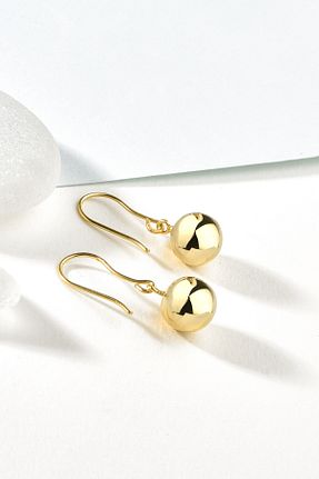 گوشواره نقره طلائی زنانه 925 عیار Nox Jewelry - کد 924135442