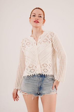 پلیور بژ زنانه Ajurlu modaserdem - کد 922286820