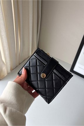 کیف پول مشکی زنانه سایز متوسط Yuka Atelier - کد 897164808