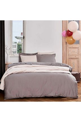 روتختی دونفره قهوه ای پنبه - ساتن Linens - کد 120256685