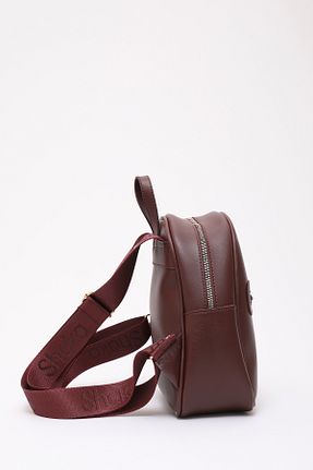 کوله پشتی زرشکی زنانه چرم مصنوعی Shaka - کد 901910874