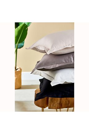 روکش بالش طوسی پنبه ای Linens - کد 234031665