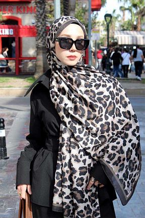 شال بژ زنانه Madame Polo - کد 924294366