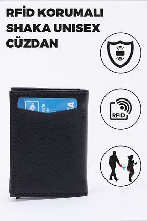کیف پول مشکی زنانه سایز متوسط Shaka - کد 773173178
