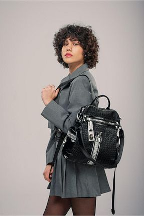 کوله پشتی مشکی زنانه سایز متوسط ÇÇS - کد 924295053