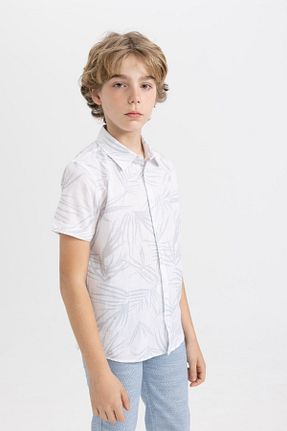 پیراهن سفید بچه گانه رگولار Defacto - کد 828865810