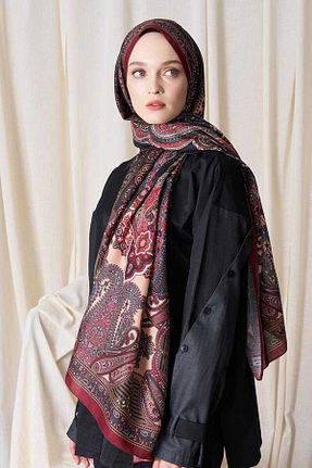 شال سبز زنانه پنبه ای Madame Polo - کد 924316015