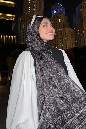 شال قهوه ای زنانه Madame Polo - کد 924315620