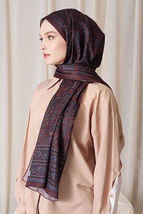 شال زرشکی زنانه Madame Polo - کد 924315652