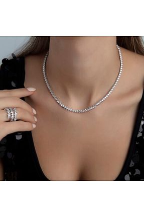 گردنبند نقره زنانه 925 عیار ESEEN - کد 924219247