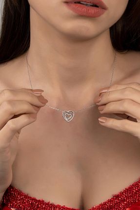گردنبند نقره زنانه 925 عیار Swarovski - کد 770075633