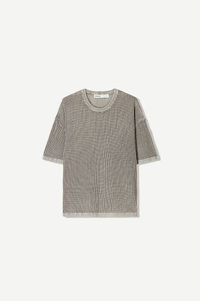 تیشرت طوسی مردانه رگولار Bershka - کد 924330544
