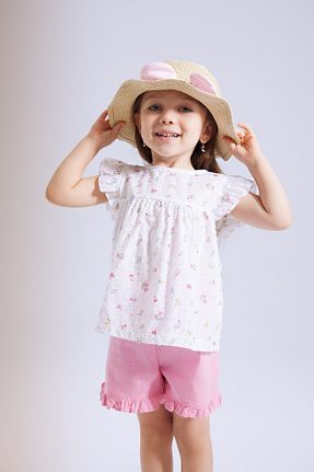 ست نوزادی صورتی بچه گانه Defacto - کد 829139872