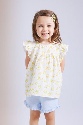 پیراهن نباتی بچه گانه رگولار Defacto - کد 822806791